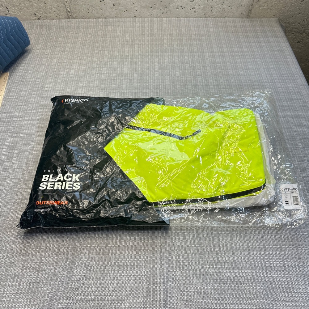 New Kishigo Premium Black Series IN412 Bibs Pants High Visibility‎ Outerwear 2X